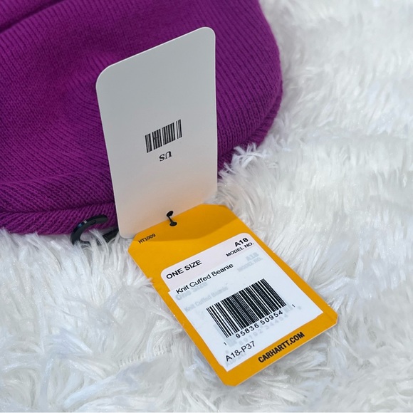 NWT Carhartt Beanie Adult Size Hot Pink / Magenta - Picture 4 of 6